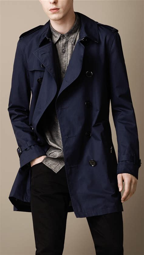 burberry kensington trench coat men|burberry trench coat men's navy.